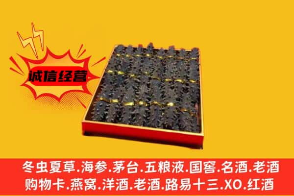 石河子回收海参